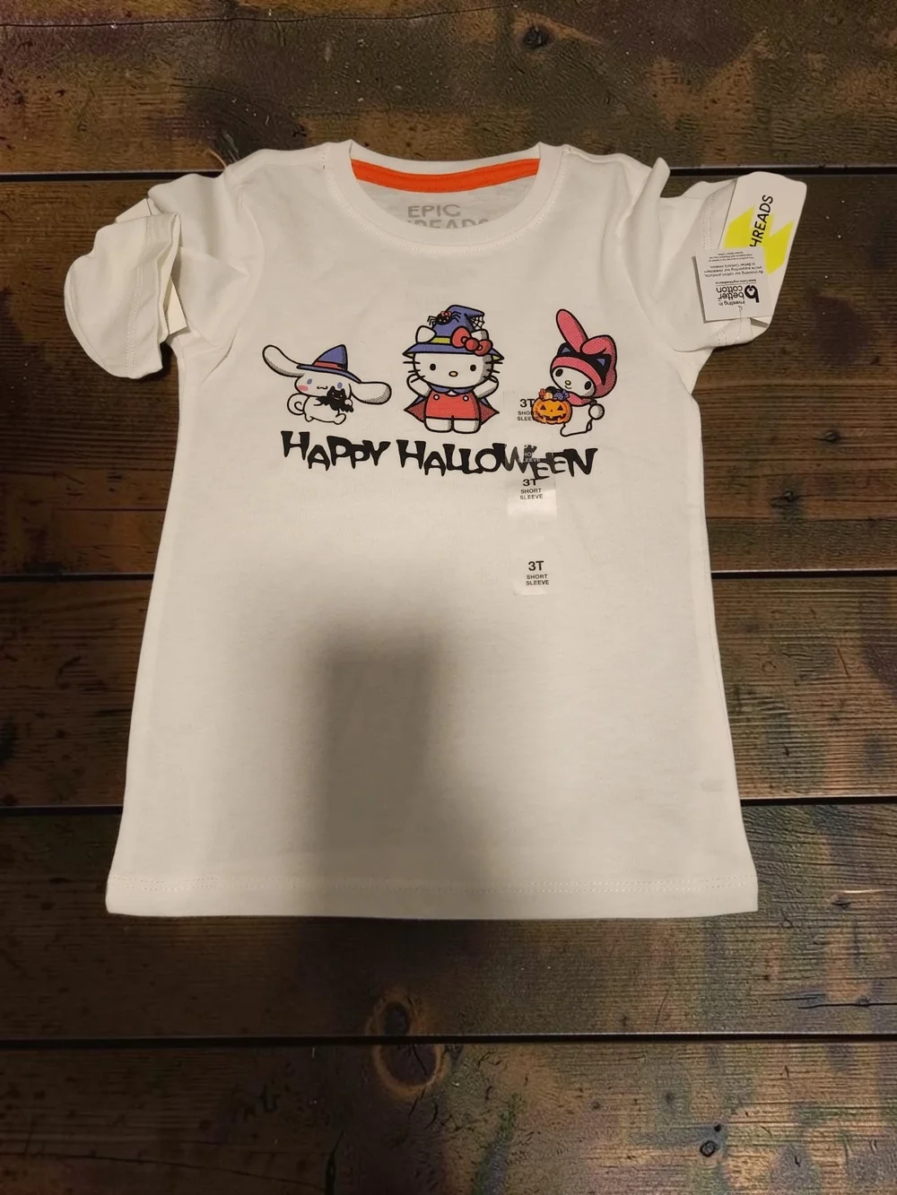 Hello Kitty Halloween White Kids T-Shirt - 2T